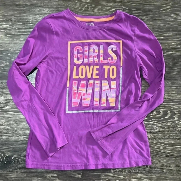Danskin Now Other - Girls size large long-sleeve T-shirt
